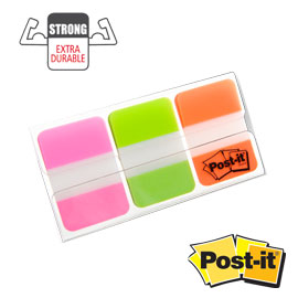 Dispenser 66 post-it index strong 686-pgoeu 25x38mm colori vivaci