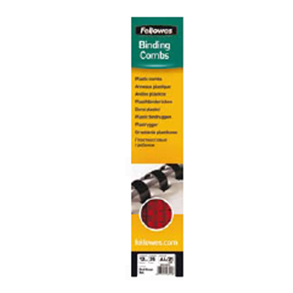 Dorsi plastici - 21 anelli - 16 mm - nero - conf. 100 pezzi