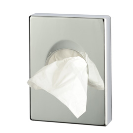 Dispenser per sacchetti igienici in abs cromato
