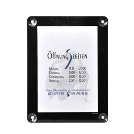 Display informativo a ventose x f.to a4 nero