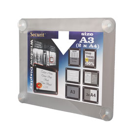 Display informativo a ventose x f.to a4 grigio