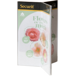 Display portamenu' a y 15x21cm (a5) securit