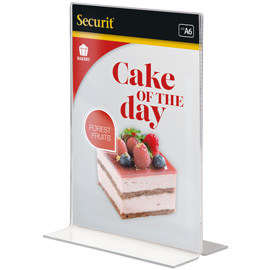 Display portamenu' a t 15x21cm (a5) securit