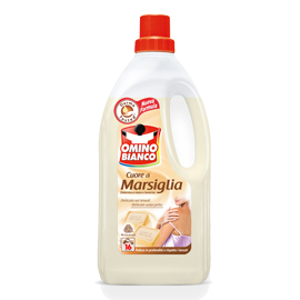 Detersivo liquido omino bianco marsiglia 1lt a mano e lavatrice