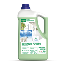 Detergente pavimenti tanica 5lt green power sanitec