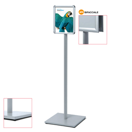 Display catching pole standard a3 bifacciale