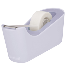 Dispenser da tavolo c18 lavanda+1 rotolo di nastro adesivo scotch® magic™ 19x33