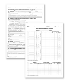 Dichiarazione prov/destinaz. Animali mod 4mc - copie autoricopianti - du8870r0000 - data ufficio