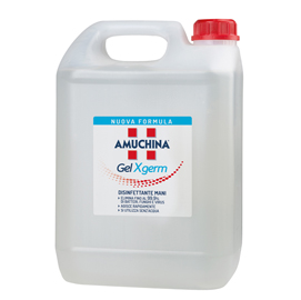 Disinfettante mani amuchina gel x germ in tanica 5lt
