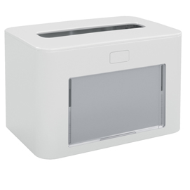 Dispenser personalizzabile bianco per tovaglioli interfogliati papernet