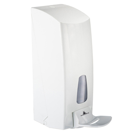 Dispenser a riempimento 1lt bianco con leva a gomito 855 mar plast