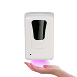 Dispenser automatico a riempimento 1lt bianco gelly plus con luce uv