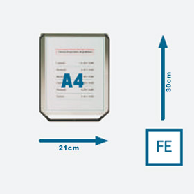 Display verticale a4 per colonnine 600 g - stilcasa