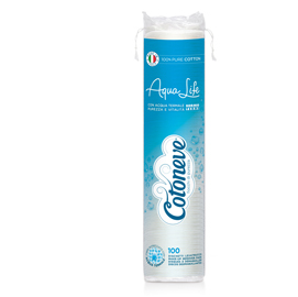 Dischetti levatrucco in cotone - cotoneve - busta da 100 pezzi