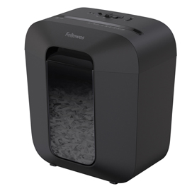 Distruggidocumenti lx-25 - a frammenti - nero - fellowes