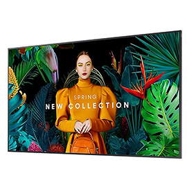 Display indoor 500nit qmc 55” 4k - vesa 200x200 - 15kg - 123x70cm - 3 anni garanzia on-site - uso vert. E orizzontale - samsung