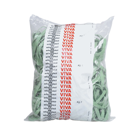 Elastico fettuccia verde Ø120 t5 sacco da 1kg