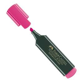 Evidenziatore textliner fucsia faber-castell