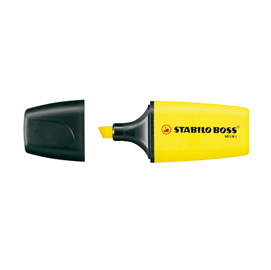Evidenziatore stabilo boss mini giallo