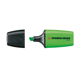 Evidenziatore stabilo boss mini verde