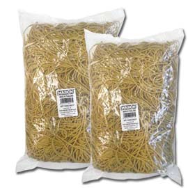 Elastico gomma giallo Ø120 sacco da 1kg markin