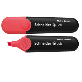 Evidenziatore job ppl 1-5mm rosso schneider