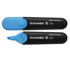 Evidenziatore job ppl 1-5mm azzurro schneider