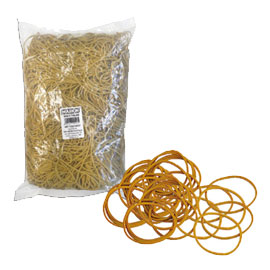 Elastico gomma giallo Ø80 sacco da 1kg markin