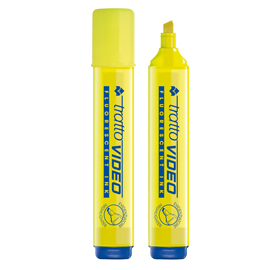 Evidenziatore tratto video giallo