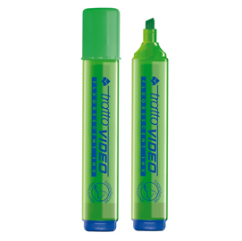 Evidenziatore tratto video verde