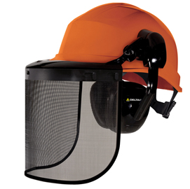 Elmetto tipo forestale forestier 3 arancio