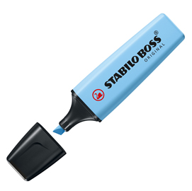 Evidenziatore stabilo boss pastel 70/112 - azzurro cielo - stabilo