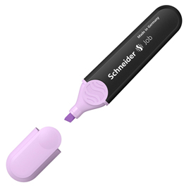 Evidenziatore job - ppl - punta 1,5 mm - rosso pastello - schneider