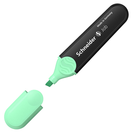 Evidenziatore job - ppl - punta 1,5 mm - verde pastello - schneider