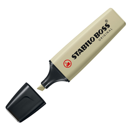 Evidenziatore stabilo boss naturecolors - tratto 2 + 5 mm - verde oliva - stabilo