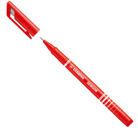Fineliner stabilo sensor punta 0.3mm rosso