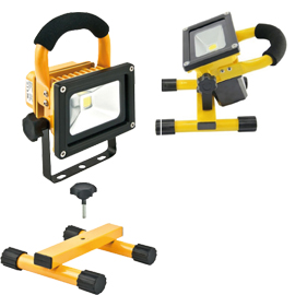 Faro da esterno a led 20w ricaricabile mkc