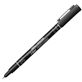Fineliner professional fiber nero 0,1mm