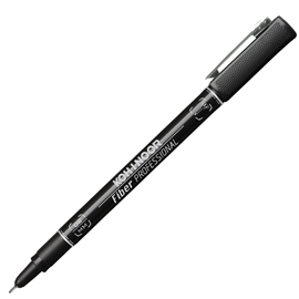 Fineliner professional fiber nero 0,2mm
