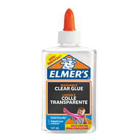 Flacone 147 ml colla trasparente liquida slime elmer's newell