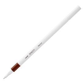 Fineliner emott - tratto 0.4 mm - marrone - uni mitsubishi