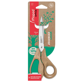 Forbici advanced wood - asimmetriche - 18 cm - maped
