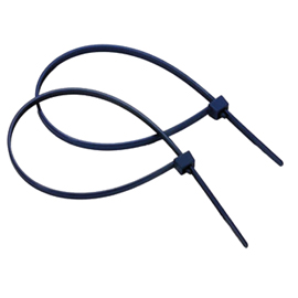 Fascette detectabili - 15 x 0,36 cm - nylon - blu - linea flesh - conf. 100 pezzi