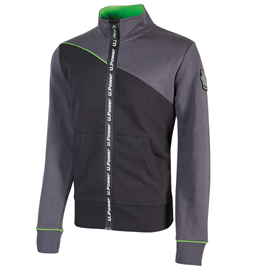 Felpa uranus - taglia l - grigio - u-power