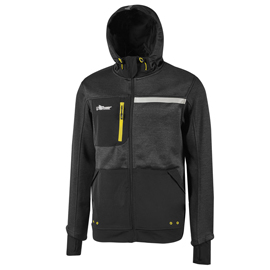 Felpa galaxy - taglia m - nero/giallo - u-power