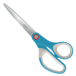 Forbici cosy - 205 mm - acciaio - blu - leitz