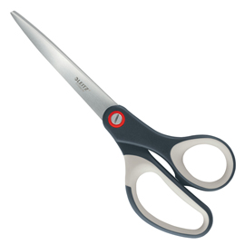 Forbici cosy - 205 mm - acciaio - grigio - leitz