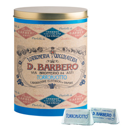 Gianduiotti - in scatola di metallo - torrone - 150 gr - barbero