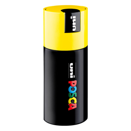 Gift box giallo 9 marcatori posca pen pc1 punta 0.7mm col.ass. Uni