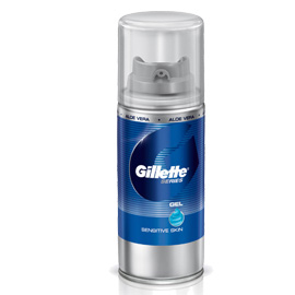 Gillette series gel pelli sensibili 75ml (da viaggio)